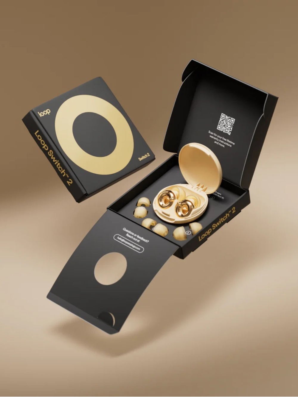 Loop Earplugs Switch Gold